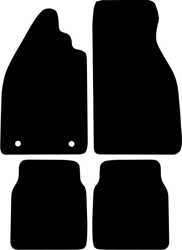 Rubber Matten Volkswagen Kever (1961-1973)