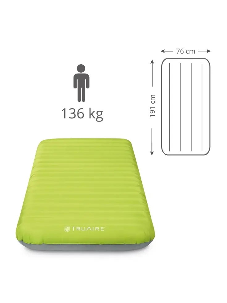 Campingmat - Intex - 1P - 76x191 cm + Pomp