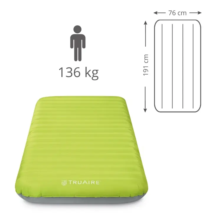 Campingmat - Intex - 1P - 76x191 cm + Pomp