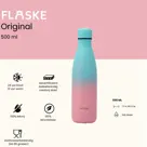 FLASKE 500 ml  RVS Drinkfles