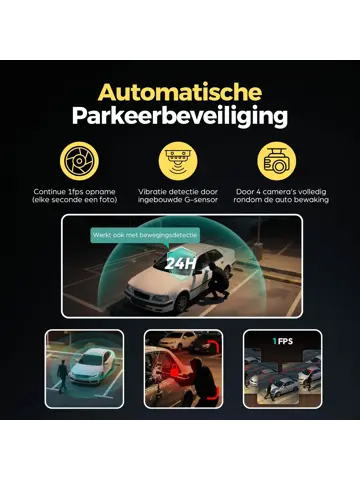 G980H 4CH 4K Wifi GPS 128gb 360 graden dashcam