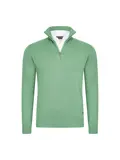 Heren Mock Zip Pullover
