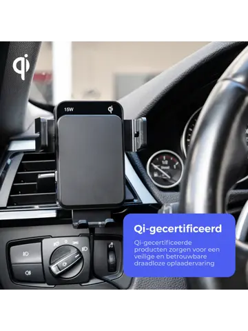 Wegman Telefoonhouder Auto Draadloze Oplader