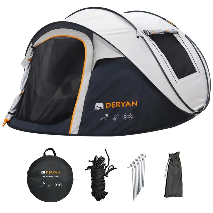 Luxe Pop Up Tent - 4 persoons - 2000MM waterkolom