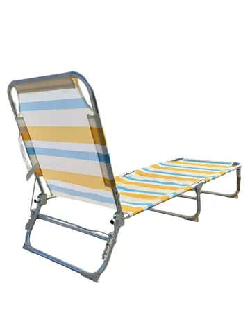 Ligbed 2x - Aluminium - Opvouwbaar -