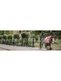 Quilt - Dubbele fietstas - Roze