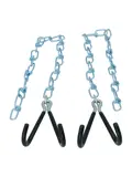 Fiets ophanghaken met ketting voor opslag