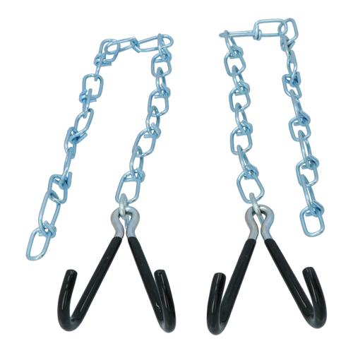 Fiets ophanghaken met ketting voor opslag