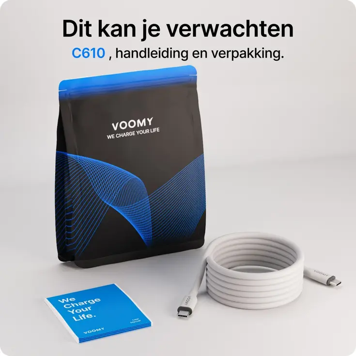 Connect C610 - USB-C Kabel - 60W 1M
