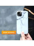R2B iPhone 15 Hoesje Marmer + Screenprotector