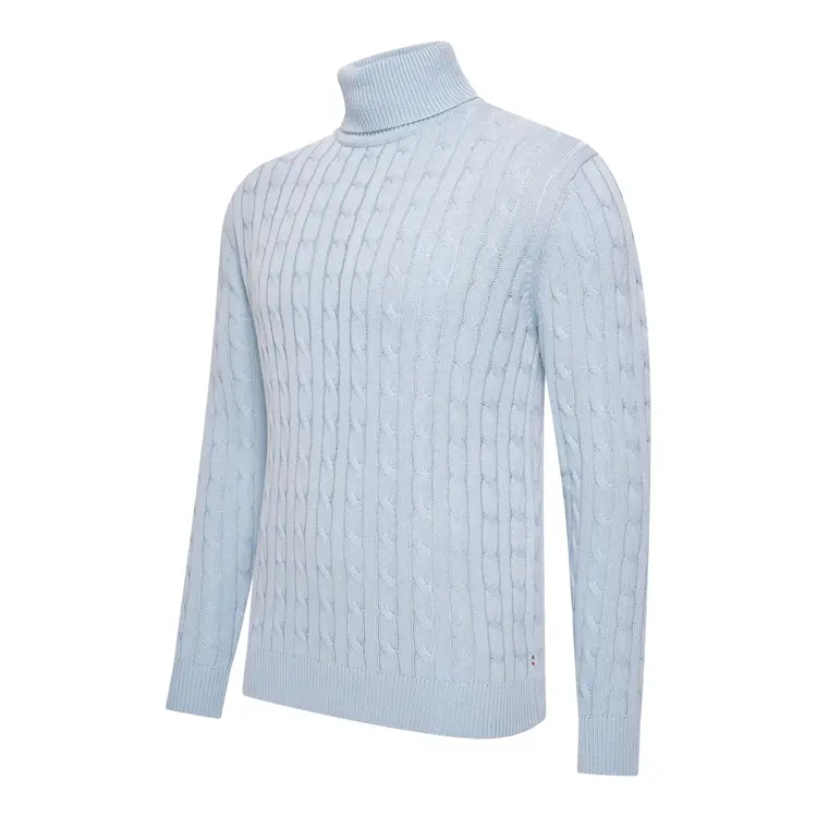 Heren Aosta Cable Pullover Cappuccino Italia
