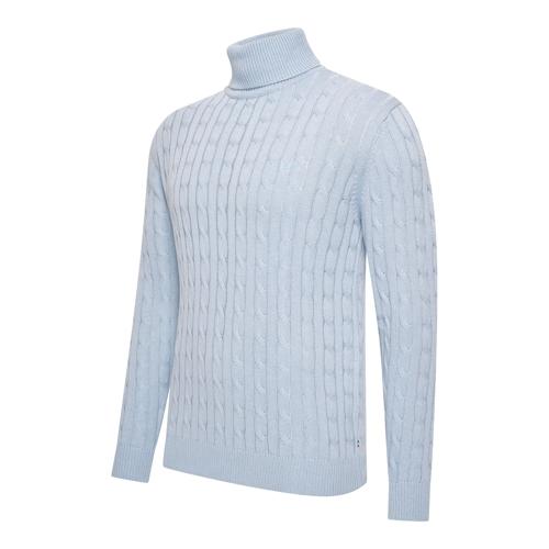 Heren Aosta Cable Pullover Cappuccino Italia