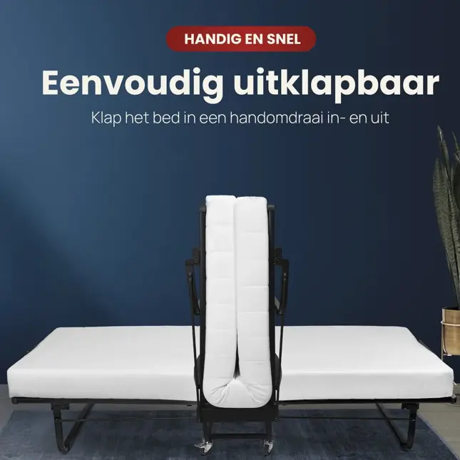 Troonz Luxe Campingbed Livorno - 90 x 200 cm