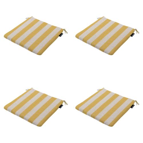 Amora - Tuinstoelkussen Hoge Rug - Set van 4