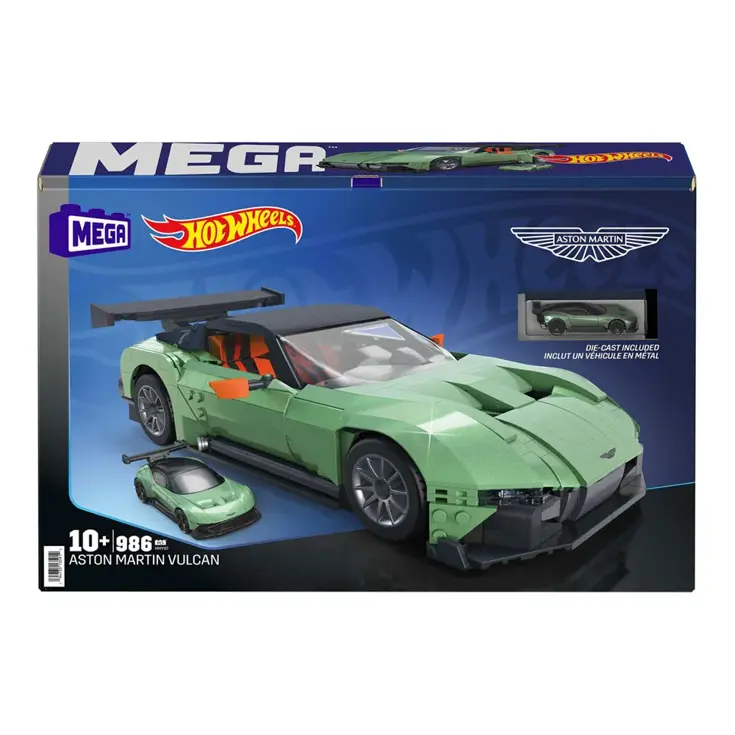 Mattel Megabloks Hot Wheels Aston Martin Vulcan