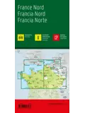Wegenkaart Frankrijk Noord
