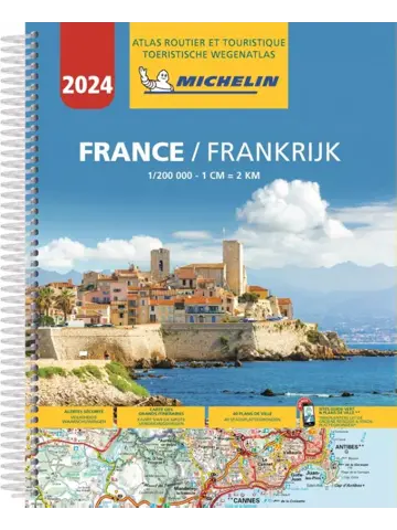 Michelin Wegenatlas Frankrijk 2024