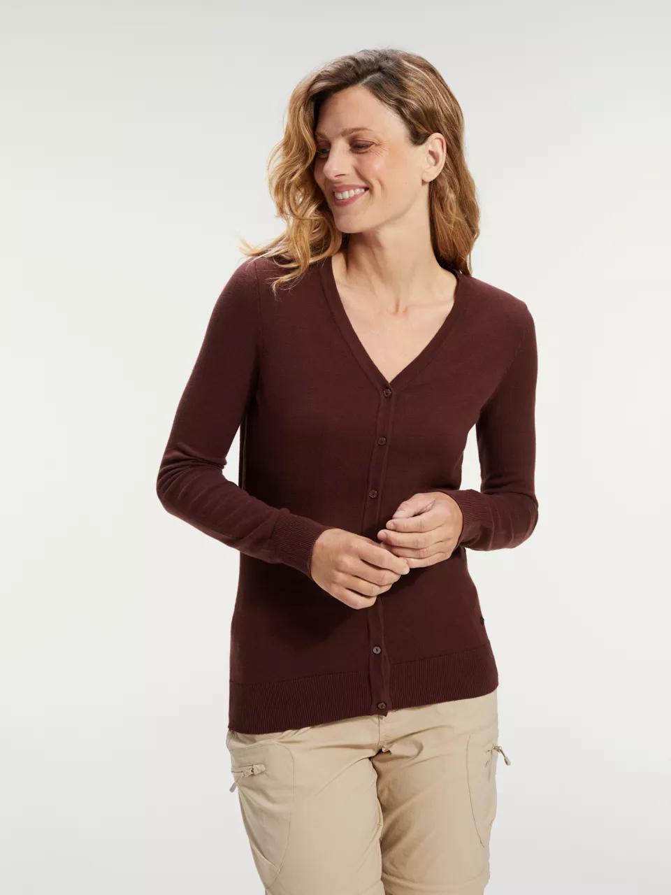 ANWB  Lorraine  Vest dames  Human Nature  Bordeaux   M