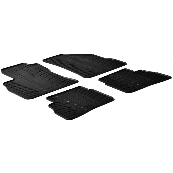 Fiat Doblo 5 deurs 2010-2018 & Opel Combo 5 deurs 2011-2018 (Half Cargo) - Rubbermatten - Gledring