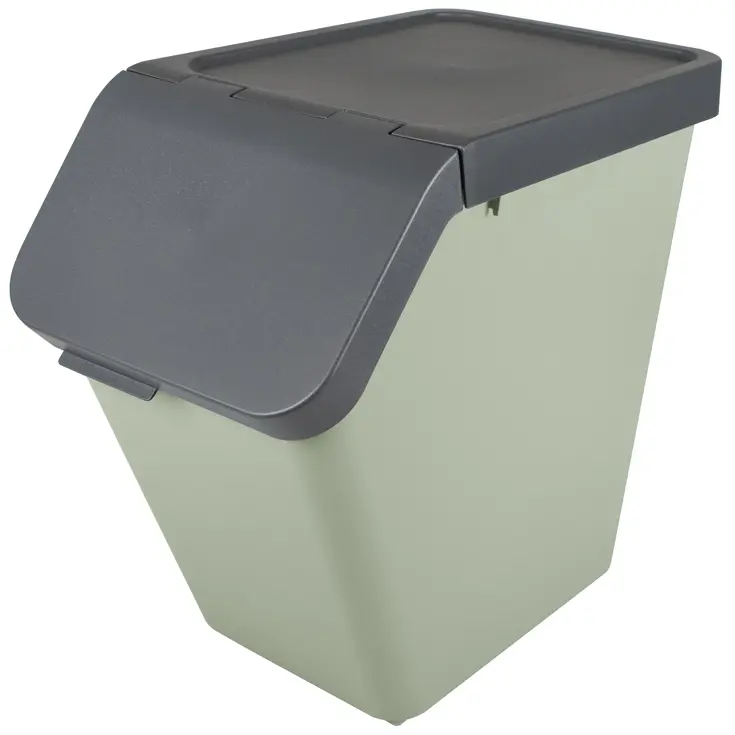 Sigma home - Prullenbak met deksel - 40L