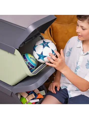 Sigma home - Prullenbak + deksel 30L - 2-dlg