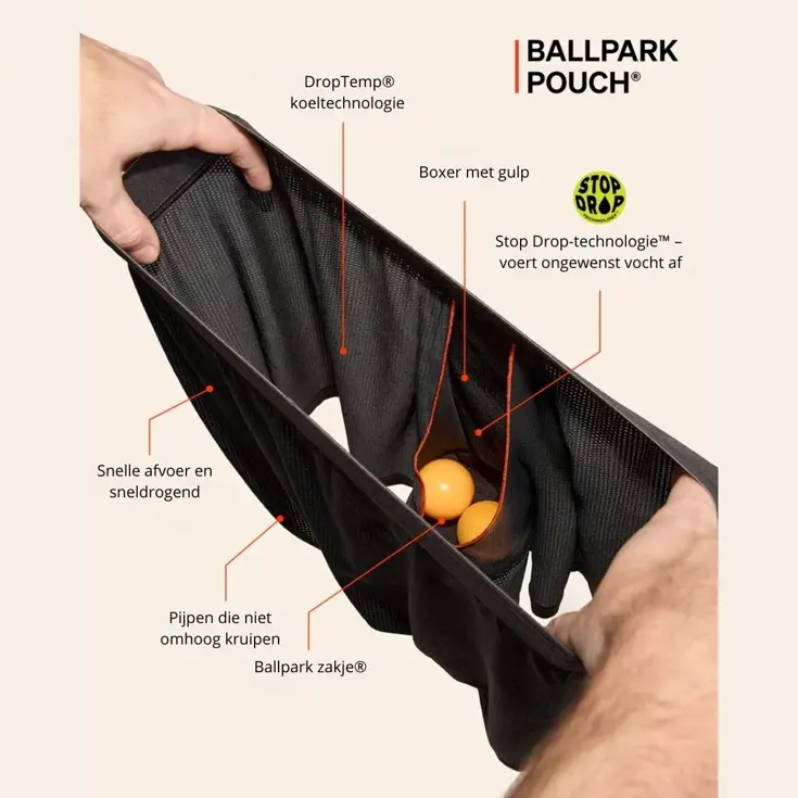 Quest Quick-Dry Mesh - Heren - Sport Boxershort