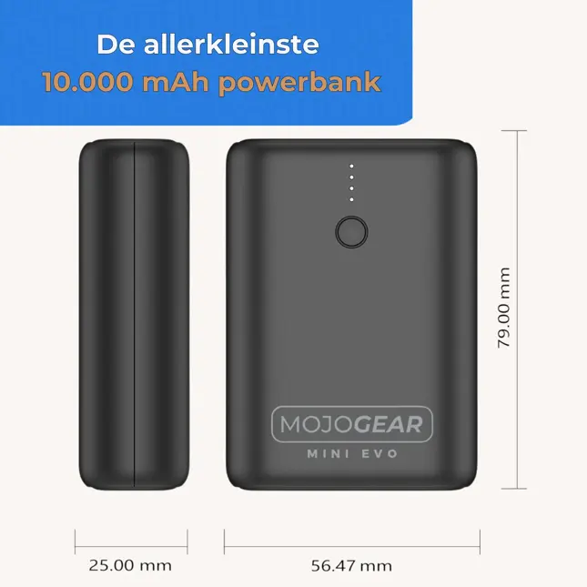 MOJOGEAR MINI EVO 10.000 mAh Powerbank
