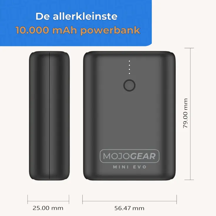 MOJOGEAR MINI EVO 10.000 mAh Powerbank