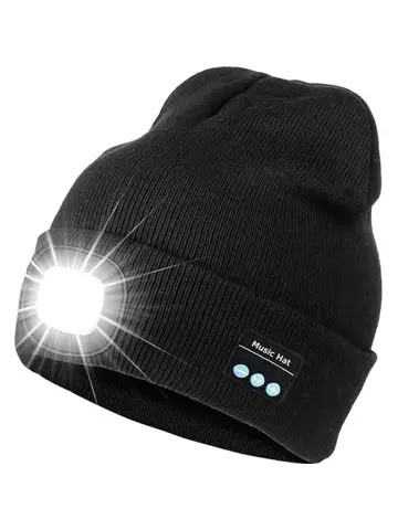 Fedec muts met LED en bluetooth