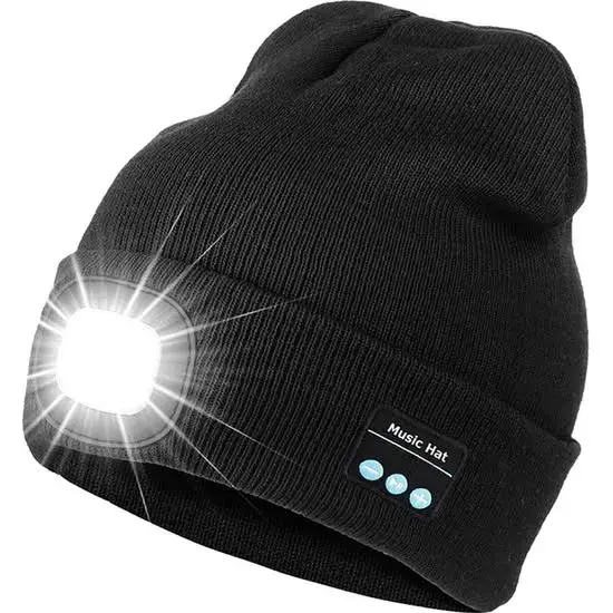 Fedec muts met LED en bluetooth