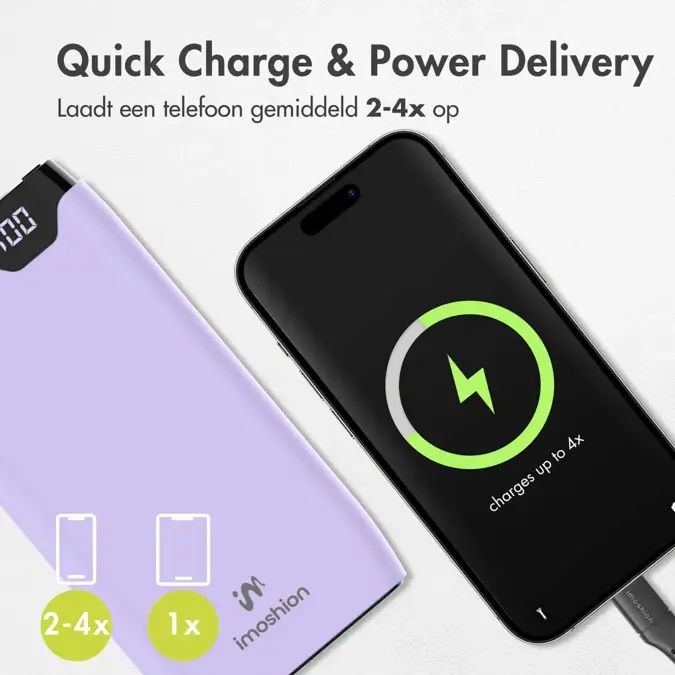 imoshion Powerbank 20.000 mAh 22.5w Snellader