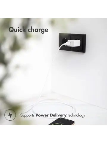 Oplader USB-C & USB - 20W