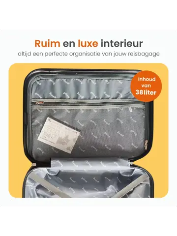 Handbagage Koffer - 53x35x23cm - 38 Liter