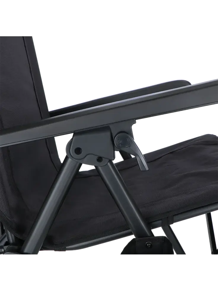 Festo relaxstoel vouwbaar graphite black