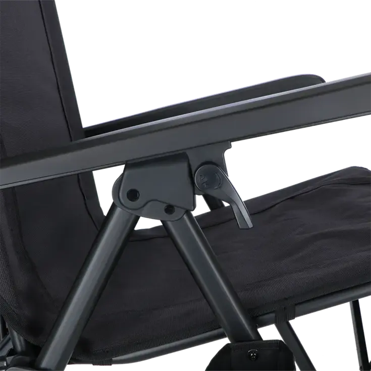 Festo relaxstoel vouwbaar graphite black