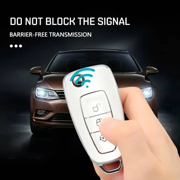 TPU Sleutelhoesje voor Ford zwart E3