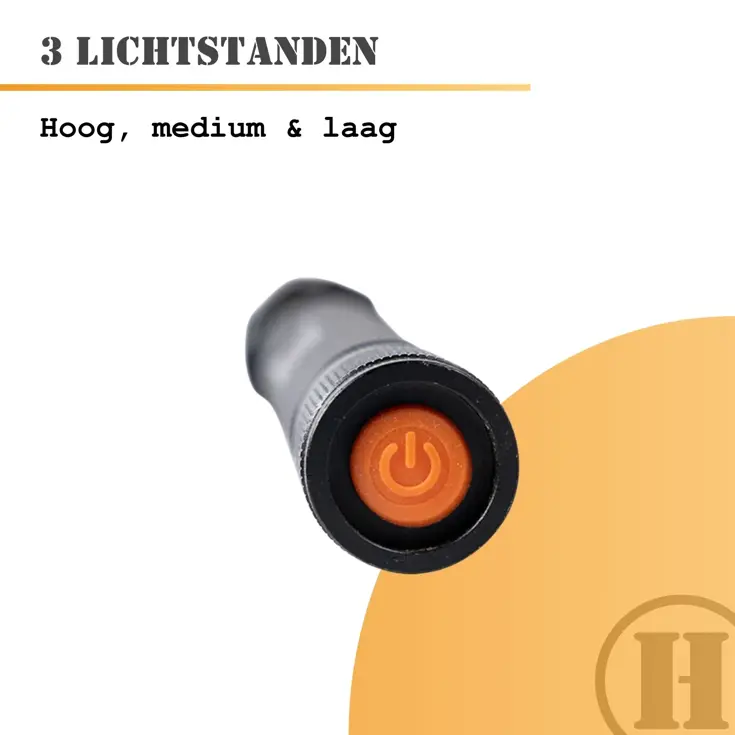 Homey's Ida zaklamp LED oplaadbaar 1000 lumen