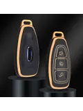 TPU Sleutelhoesje voor Ford goud K3