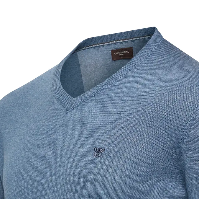 Heren Salerno Pullover Cappuccino Italia