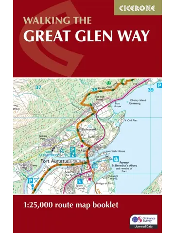 Kaartgids Booklet The Great Glen Way Map