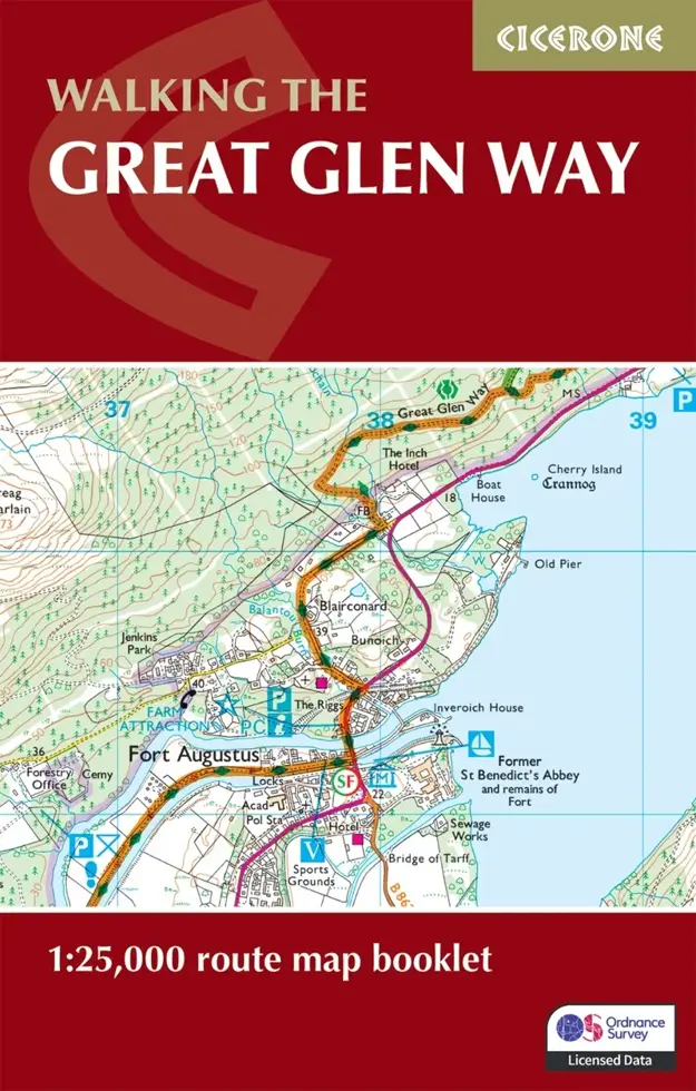 Kaartgids Booklet The Great Glen Way Map
