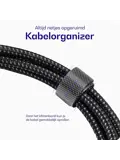 Flex USB-C naar 3.5mm Jack Aux Audiokabel 3M