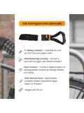 Fietsslot met cijferslot - 110 cm - Kettingslot