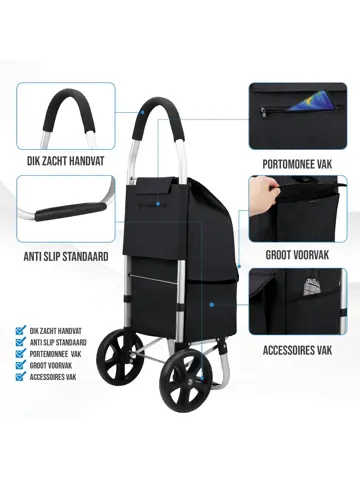 Boodschappentrolley - Opvouwbaar