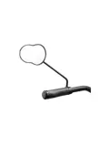 Ergotec spiegel M-99L aluminium zwart zand