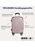 Handbagage Koffer – 45L – Roségoud