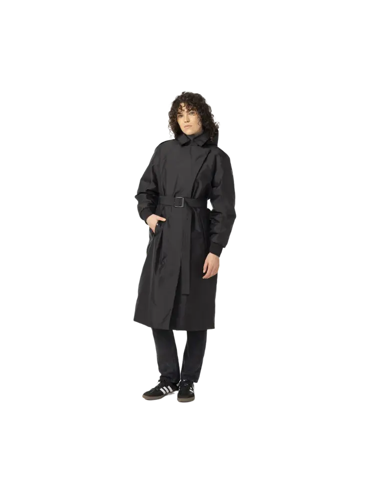 Trench Coat Puff Winterregenjas Waterdicht - Dames