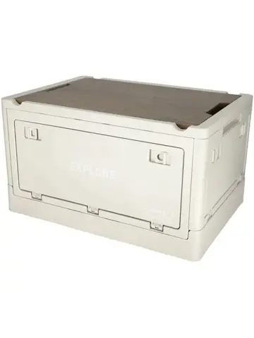 Inklapbare opbergkrat met deksel