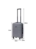 Kofferset S ABS 39L met TSA-slot en 360° wielen