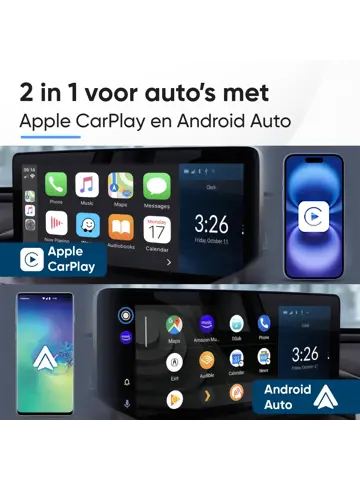 Premium 2-in-1 Dongle - CarPlay & Android Auto